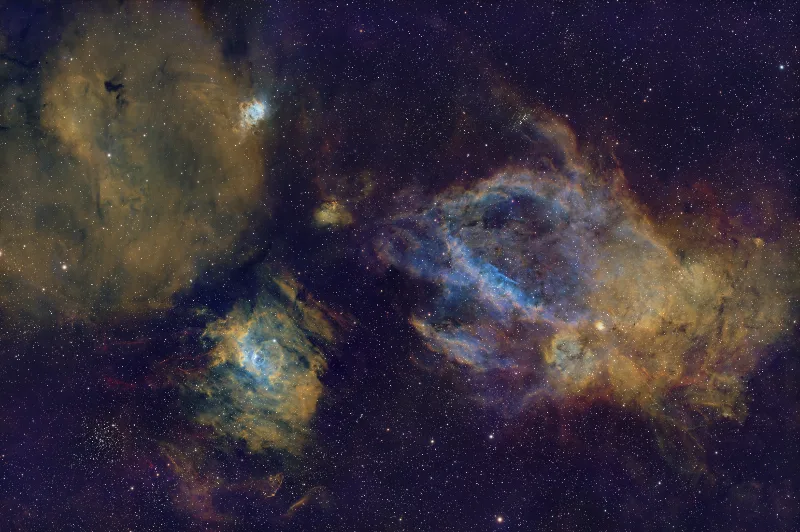 SH2 157 - Lobster Claw Nebula